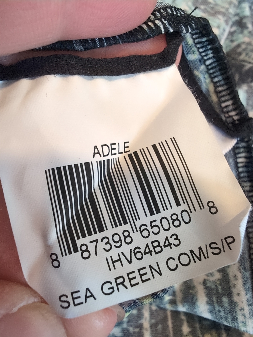 BCBGMAXAZRIA Adele Printed Wrap Dress Sea Green Abstract Jersey Knit Size Small - Picture 10 of 12